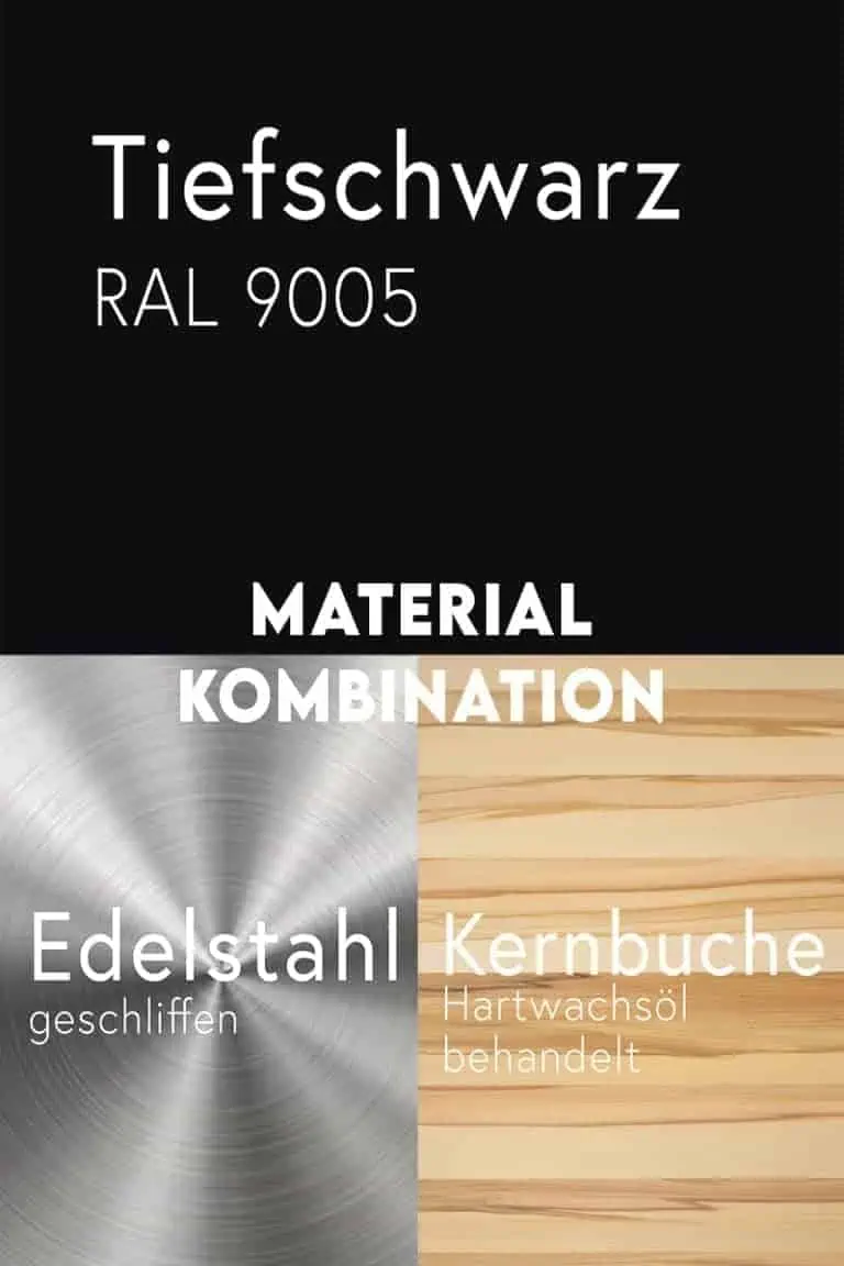 material-kombination-holz-buche-massivholz-kernbuche-metall-stahl-mit-pulverbeschichtung-tiefschwarz-ral-9005-edelstahl-geschliffen