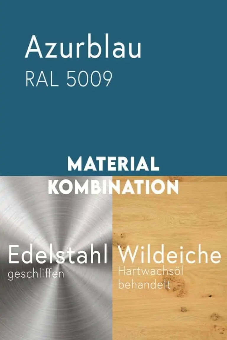 material-kombination-holz-eiche-massivholz-wildeiche-mit-aesten-metall-stahl-mit-pulverbeschichtung-azurblau-ral-5009-edelstahl-geschliffen