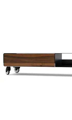 lowboard-tv-holz-schwarz-grau-massivholz-design-metall-modern-industrial-nussbaum-braun-mit-rollen-mit-schublade-designermoebel-stahlzart