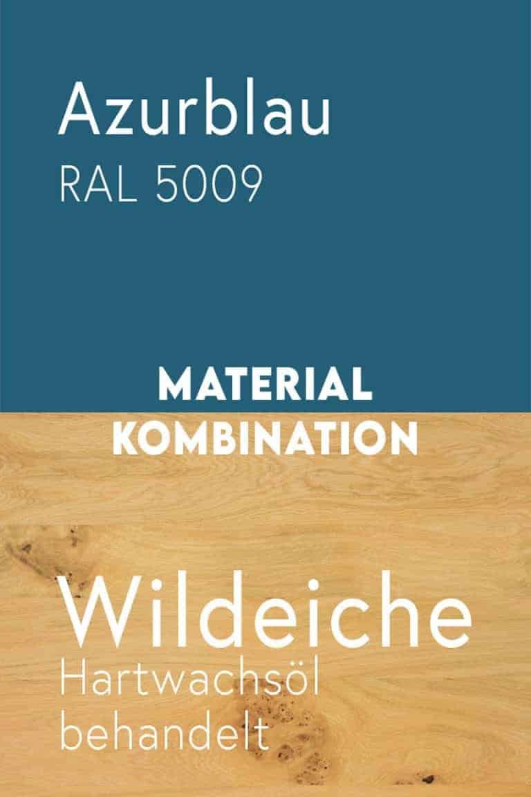 material-kombination-holz-eiche-massivholz-wildeiche-mit-aesten-metall-stahl-mit-pulverbeschichtung-azurblau-ral-5009