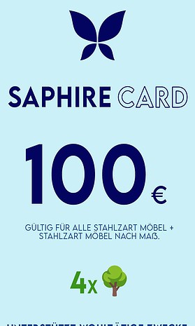 stahlzart-saphire-card-100-eur-gutschein-möbel-gutschein-exklusiv-rabattcode-einrichtungsgutschein-online-code-rabattgutschein-online-shopping-gutscheine-personalisierbar