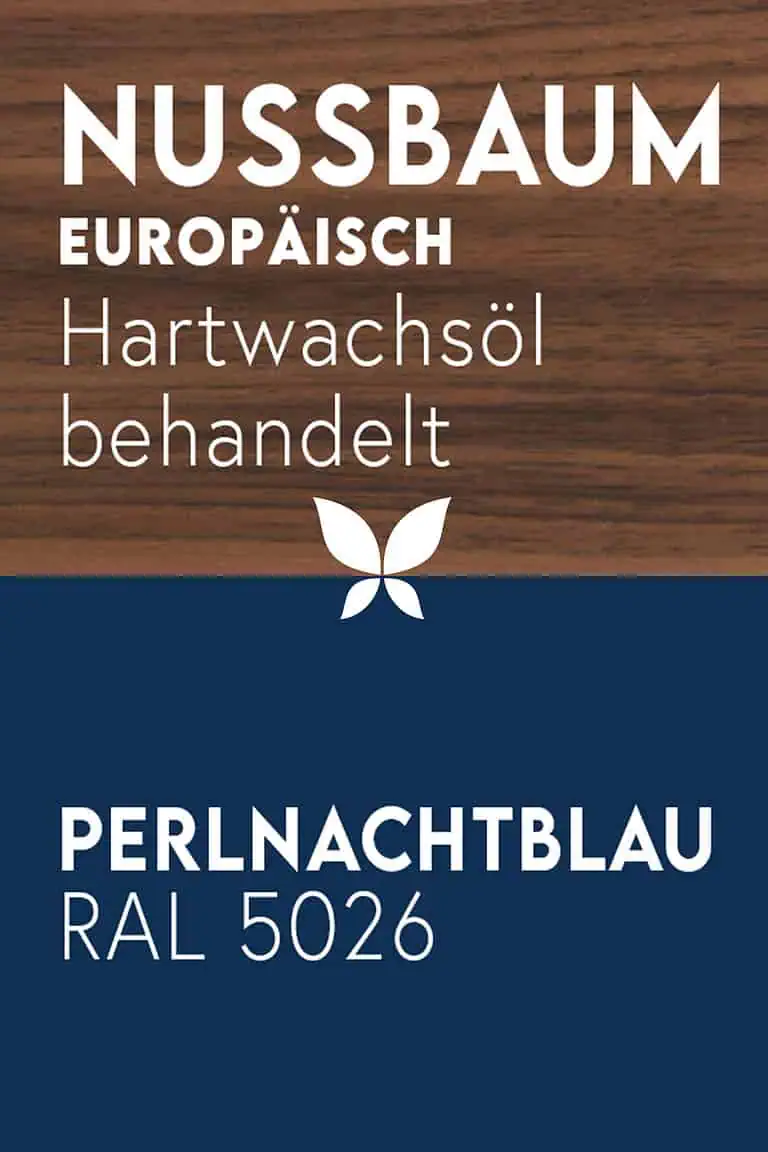 nussbaum-europaeisch-holz-massivholz-natur-echtholz-hartwachsoel-geoelt-perlnachtblau-ral-5026-pulverbeschichtung-feste-oberflaechenbeschichtung-stahlzart-material-kombination